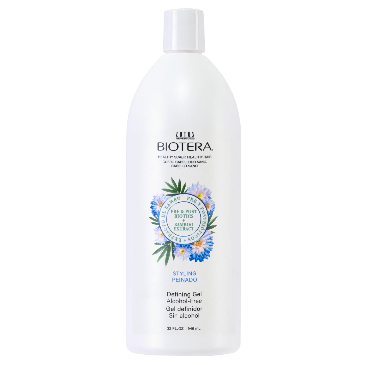 Biotera Styling Defining Gel Alcohol-Free | Flexible Sculpting & Shaping | Radiant Shine | No Stickiness or Flaking | Vegan & Animal Test Free | Paraben Free | Color-Safe | 32 Fl Oz