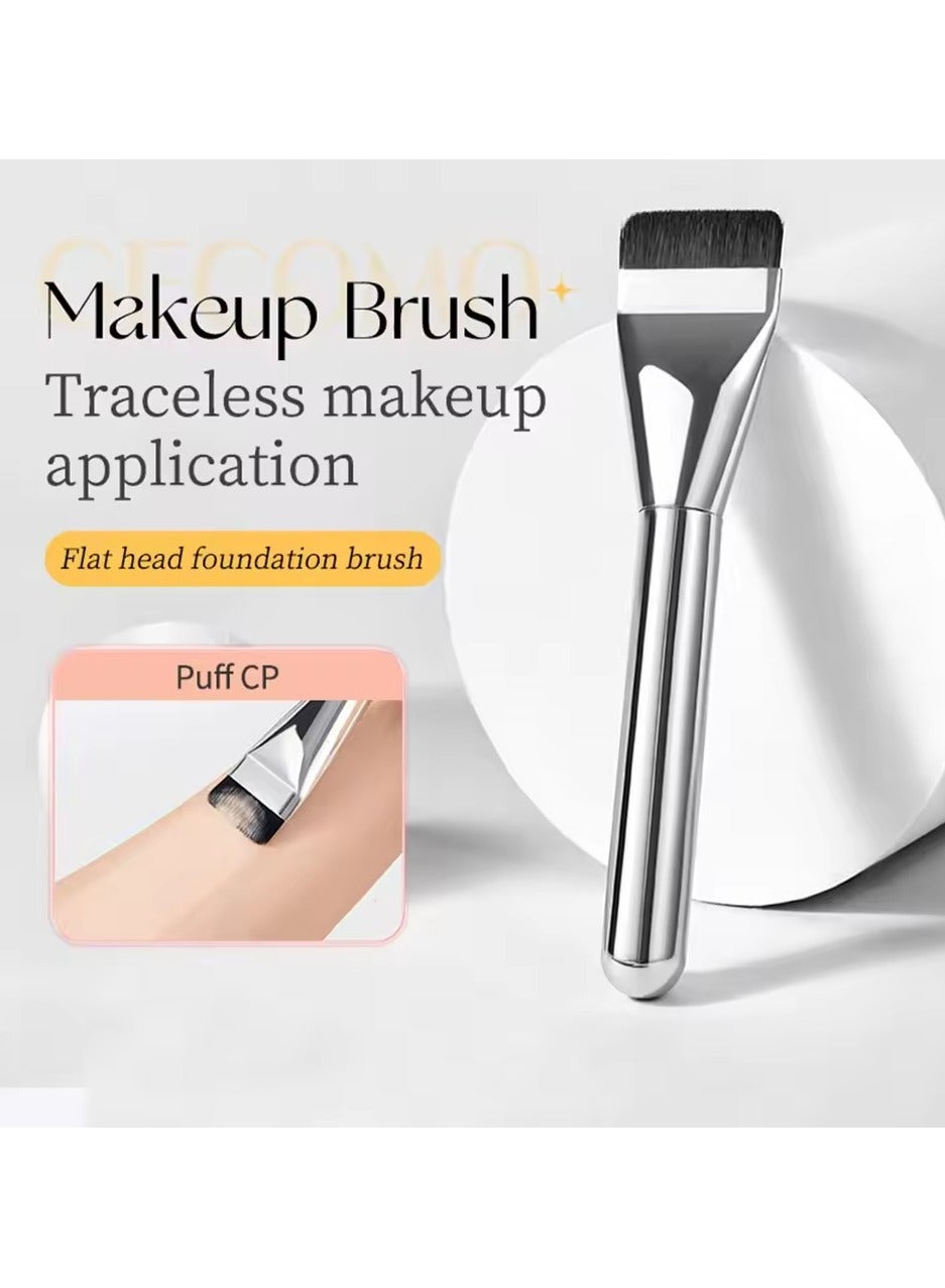 Flat Head Foundation Brush Widened Mask Brush Light Makeup Beauty Tool Smooth And Traceless Makeup Brush