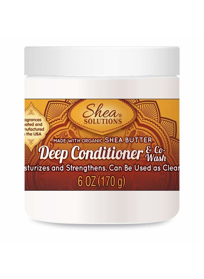 Deep Conditioner & Co-wash with Organic Shea Butter (Paraben-free) 6oz