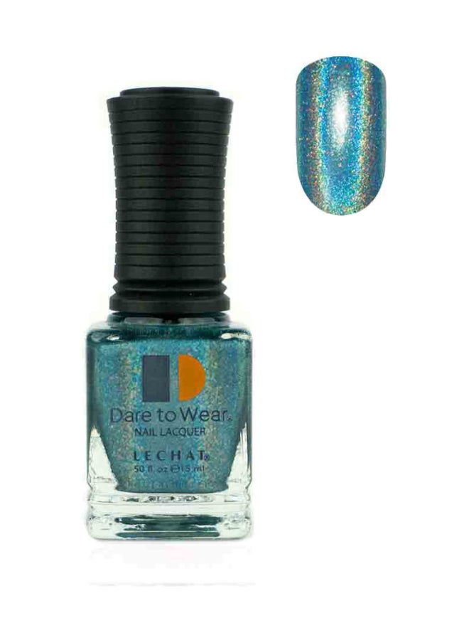 Nail Polish Color Teal Holographic Glitter By Lechat Spectra Jupiter Sdw17