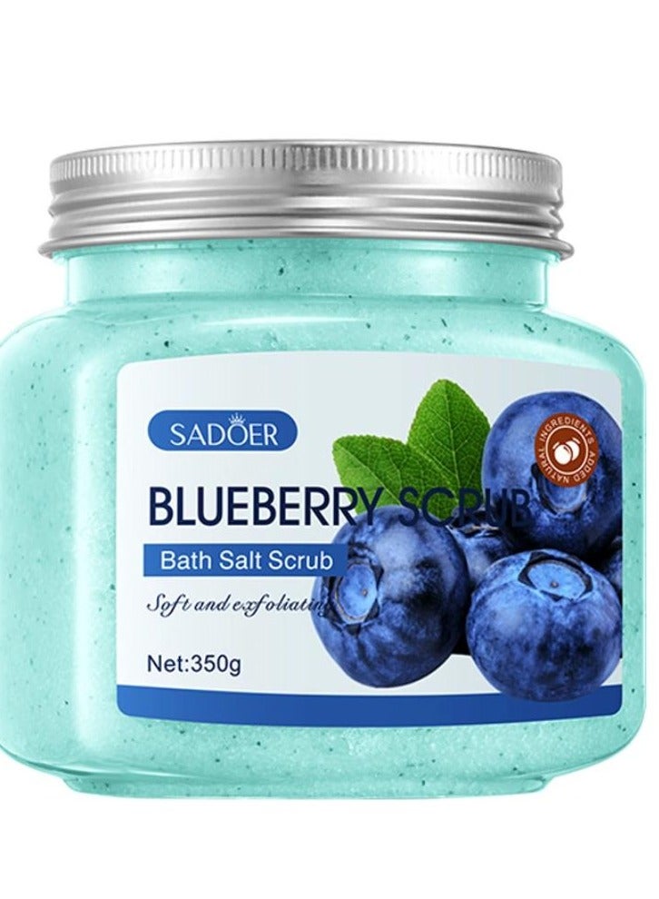 Blueberry Exfoliating Salt Body Scrub 350g
