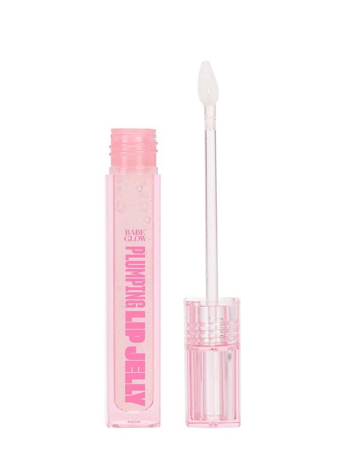 Babe Original Babe Glow Plumping Lip Jelly - High Shine Lip Gloss for Fuller, Thicker Lips, Moisturizing and Soothing, Clear