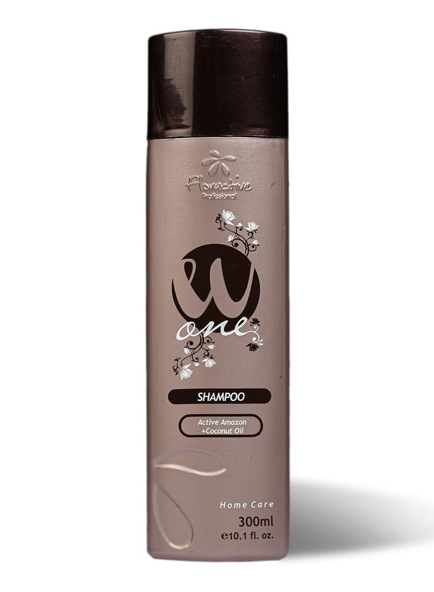 Floractive Nourishing Coconut Oil Shampoo 300ml – Lightweight Formula for Soft, Shiny Hair