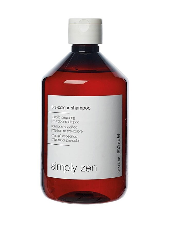 Simply Zen Pre-Colour Shampoo 500ml – Residue Removal for Vibrant Color, Gentle Surfactants, Cleansing Prep for Scalp Sensitivity Relief 500ml