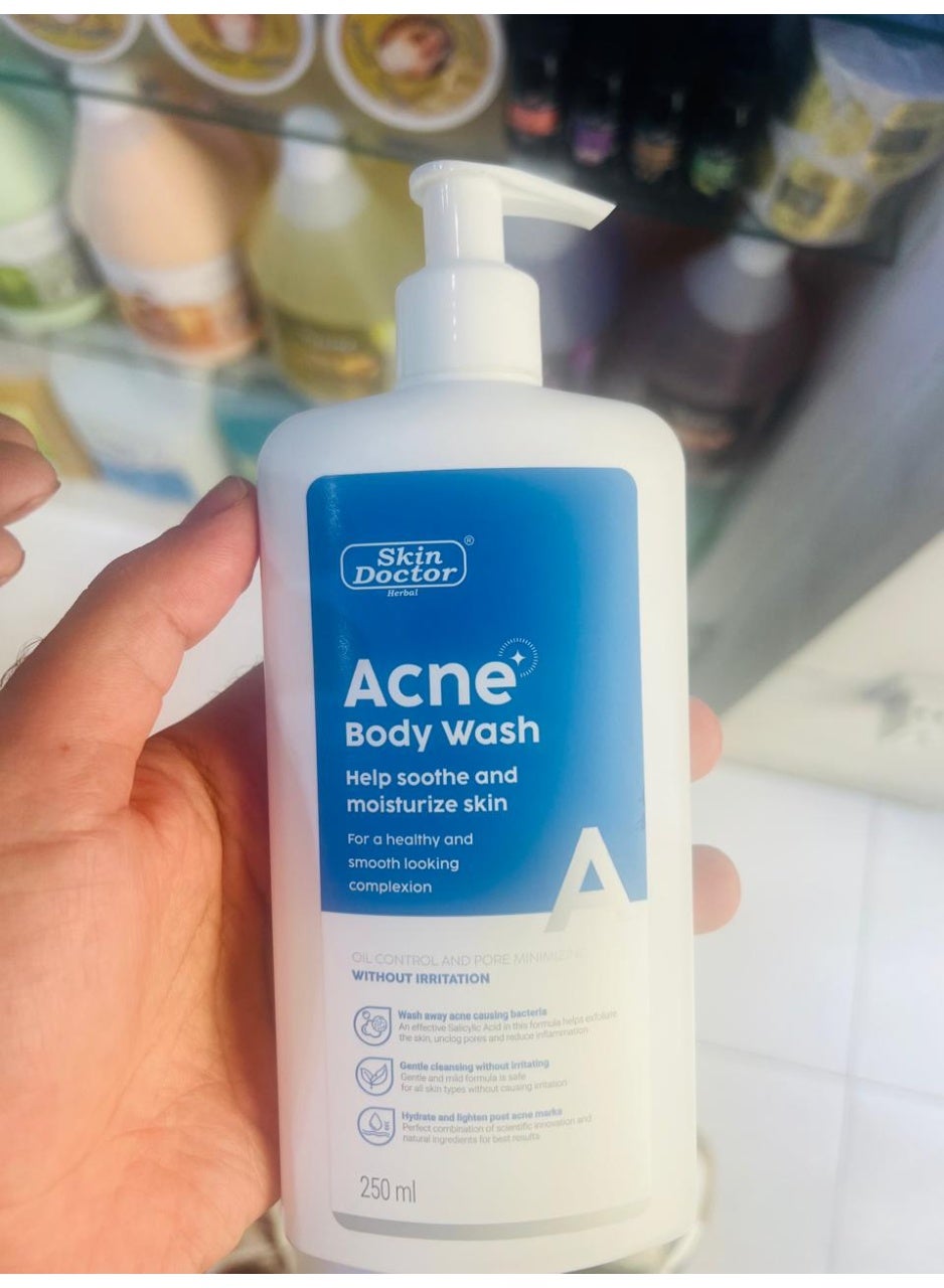 Acne Body Wash Help Soothe And Moisturize Skin For A Healthy And Smooth Looking Complexion 250 ml