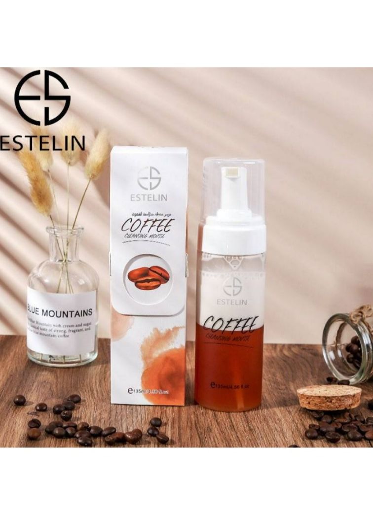 Deep Cleansing Exfoliating Makeup Removal Coffee Face Wash Cleansing Mousse 135 ml