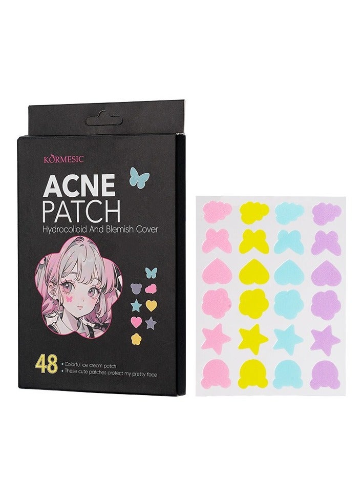 Colorful Acne Pimple Patch 48pcs/Box (24pcs*2)