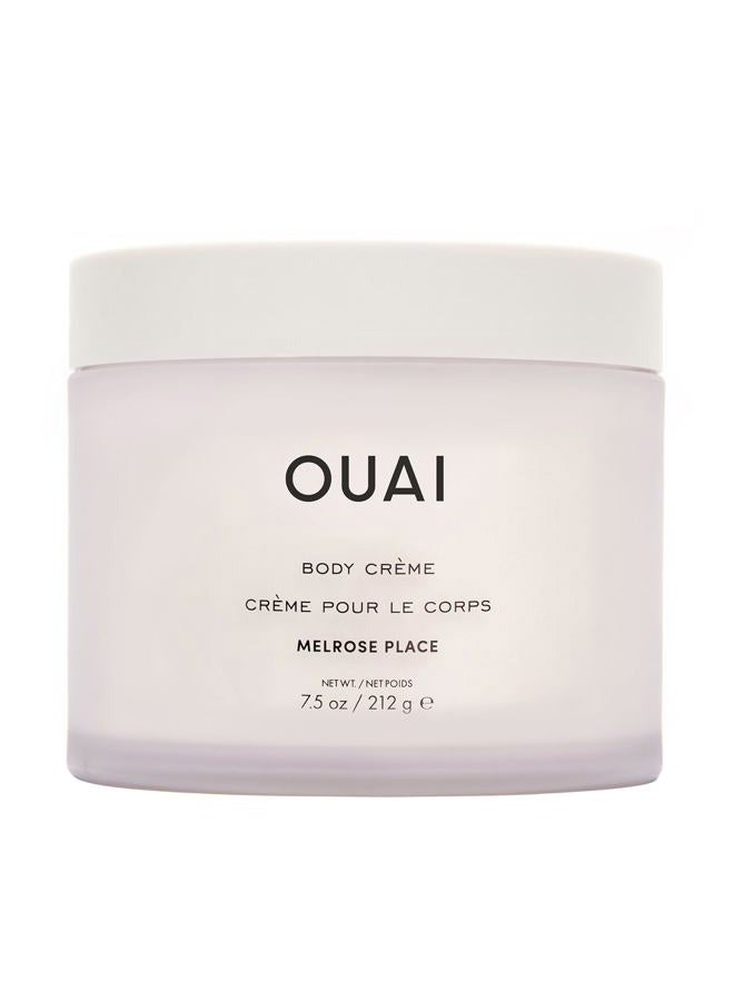 Body Cream, Melrose Place - Hydrating Whipped Body Cream with Cupuaçu Butter, Coconut Oil and Squalane - Softens Skin and Delivers Healthy-Looking Glow - Sulfate Free Skin Care (7.5 Oz)