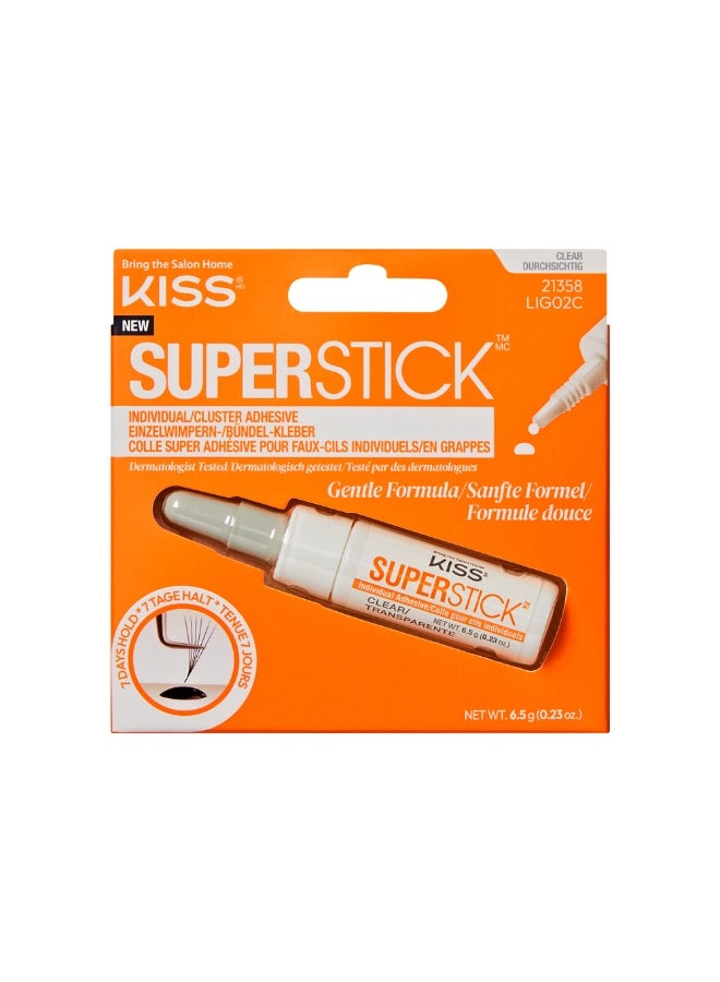 Kiss Superstick Individual/Cluster Lash Adhesive Clear LIG02C