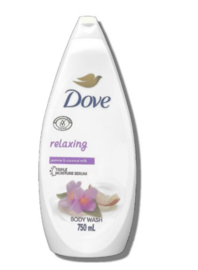 Relaxing Jasmine With Coconut Milk Body Wash 750 ML