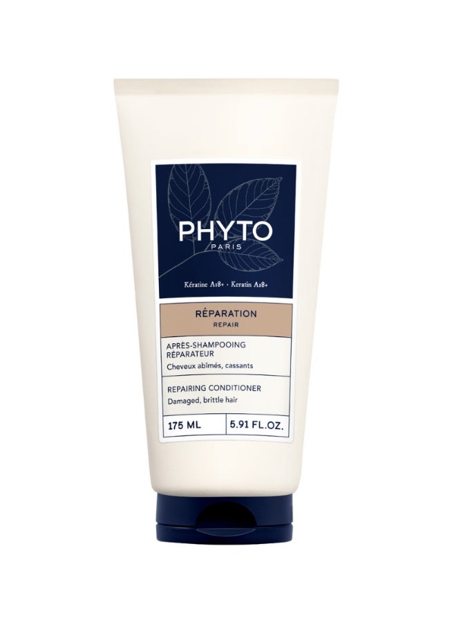 Phyto Repair Restructuring Conditioner - Detangles, repairs, and strengthens damaged and brittle hair, Sulfate-free, Paraben-free, Silicone-free, Gluten-free 175ml