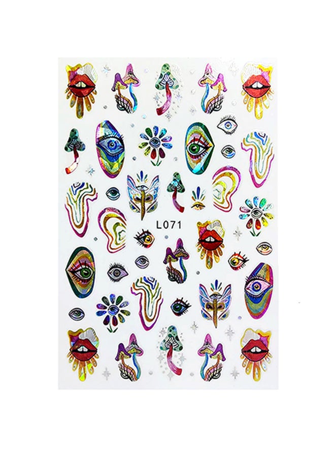 3D Design Stickers For Nails Art Decoration L071