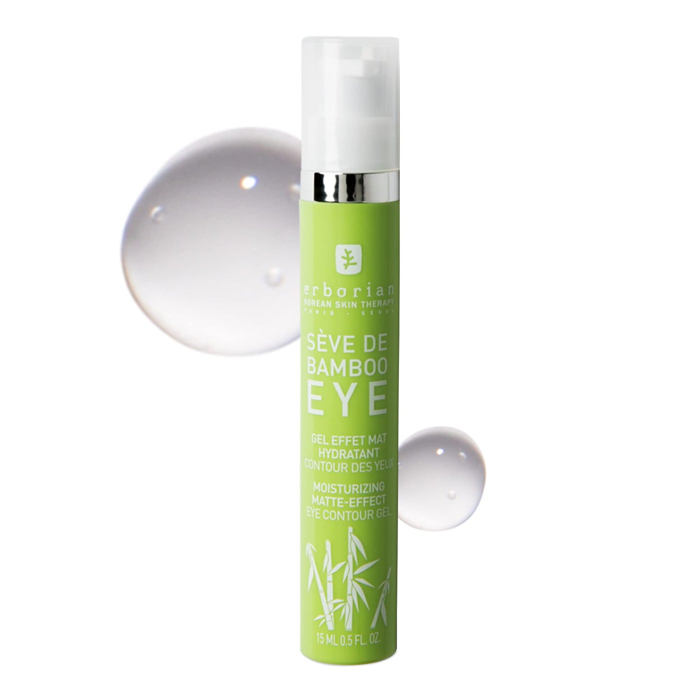 Erborian-SÃ¨ve de Bamboo Eye- Hydrating & Moisturizing Eye Cream,Anti-Aging Eye Contour Gel treatment- Soothing & Visibly Reduces Signs of Fatigue,Fine Lines & Dark Circles- Korean Skincare- 0.5oz