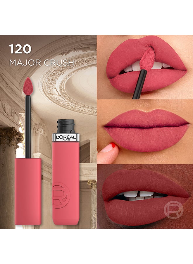 Infaillible Le Matte Resistance Liquid Lipstick Up To 16 Hour Wear, 120 Major Crush - image 5