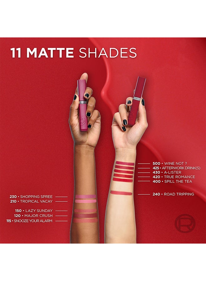 Infaillible Le Matte Resistance Liquid Lipstick Up To 16 Hour Wear, 120 Major Crush - image 6