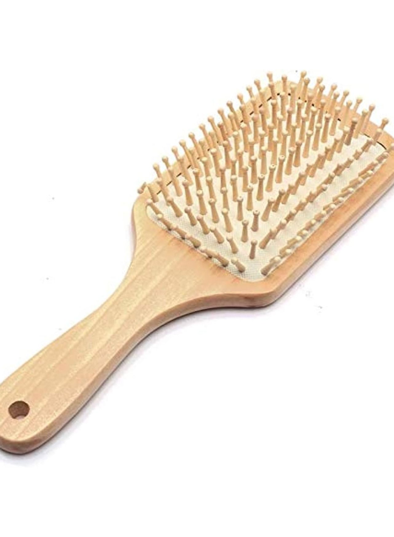 ORiTi 1Pc Wooden Hair Vent Paddle Brush Hair Keratin Care Spa Massage Antistatic Comb Styling Brushes Tools