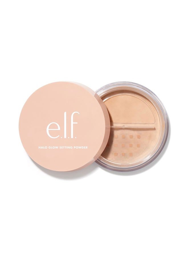 Halo Glow Soft Focus Setting Powder, Silky Setting Powder For Creating Soft Glow Without Shine, Smooths Pores & Lines, Medium