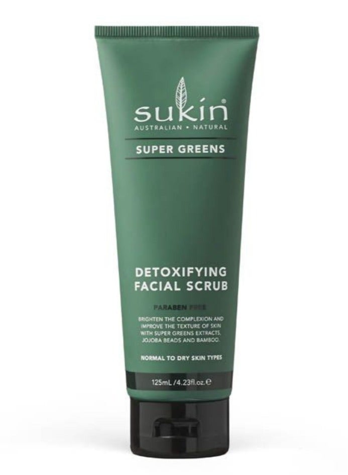 Sukin Super Greens Detoxifying Facial Scrub 125ml