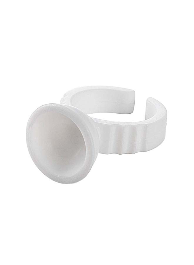 30-Pieces Pigment Glue, Disposable, Cups Makeup Rings Ink Plastic Holder, ACGRN - Type E