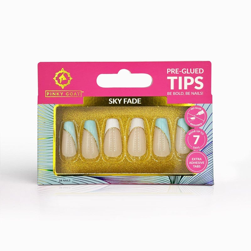 Pre-Glued Tips Classic Nude