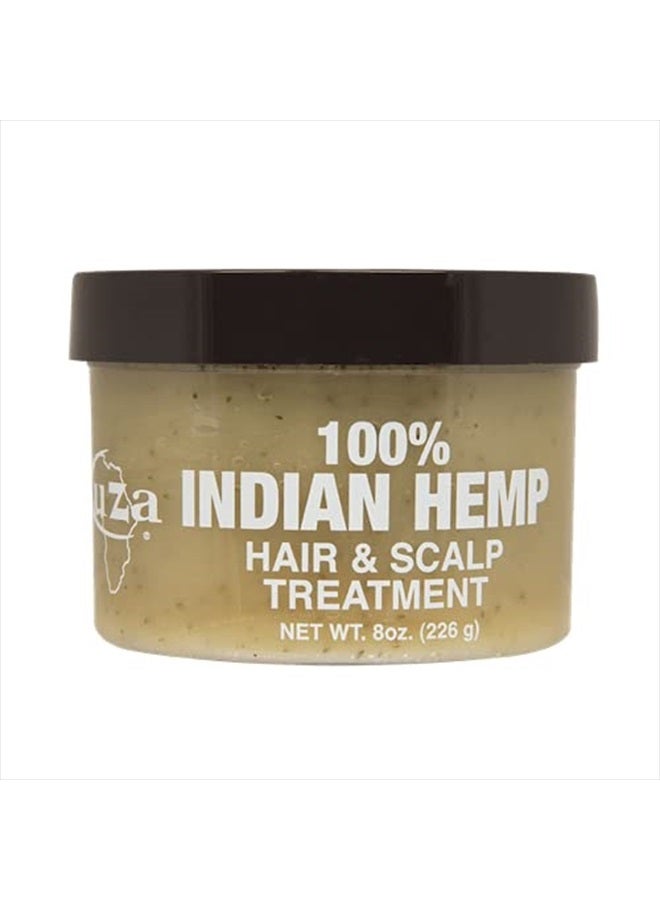 100% Indian Hemp Hair & Scalp Treatment 8oz - Smooth, Soften and Moisturize