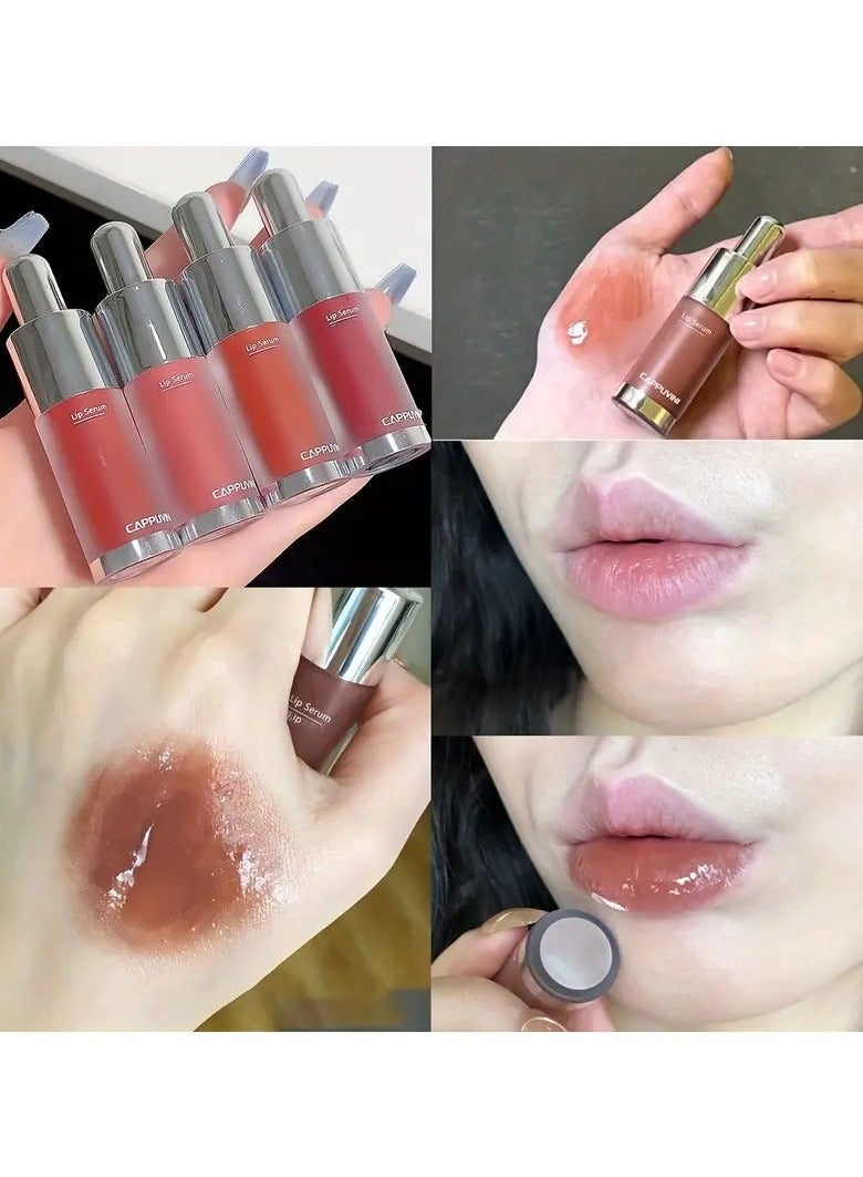 Nude Lip Care Collection - Moisturizing Tinted Lipstick, Vibrant Lip Glaze, Plumping Lip Gloss, and Nourishing Honey Lip Oil for Soft, Smooth Lips - Perfect Valentine's Day Gift for Women #105