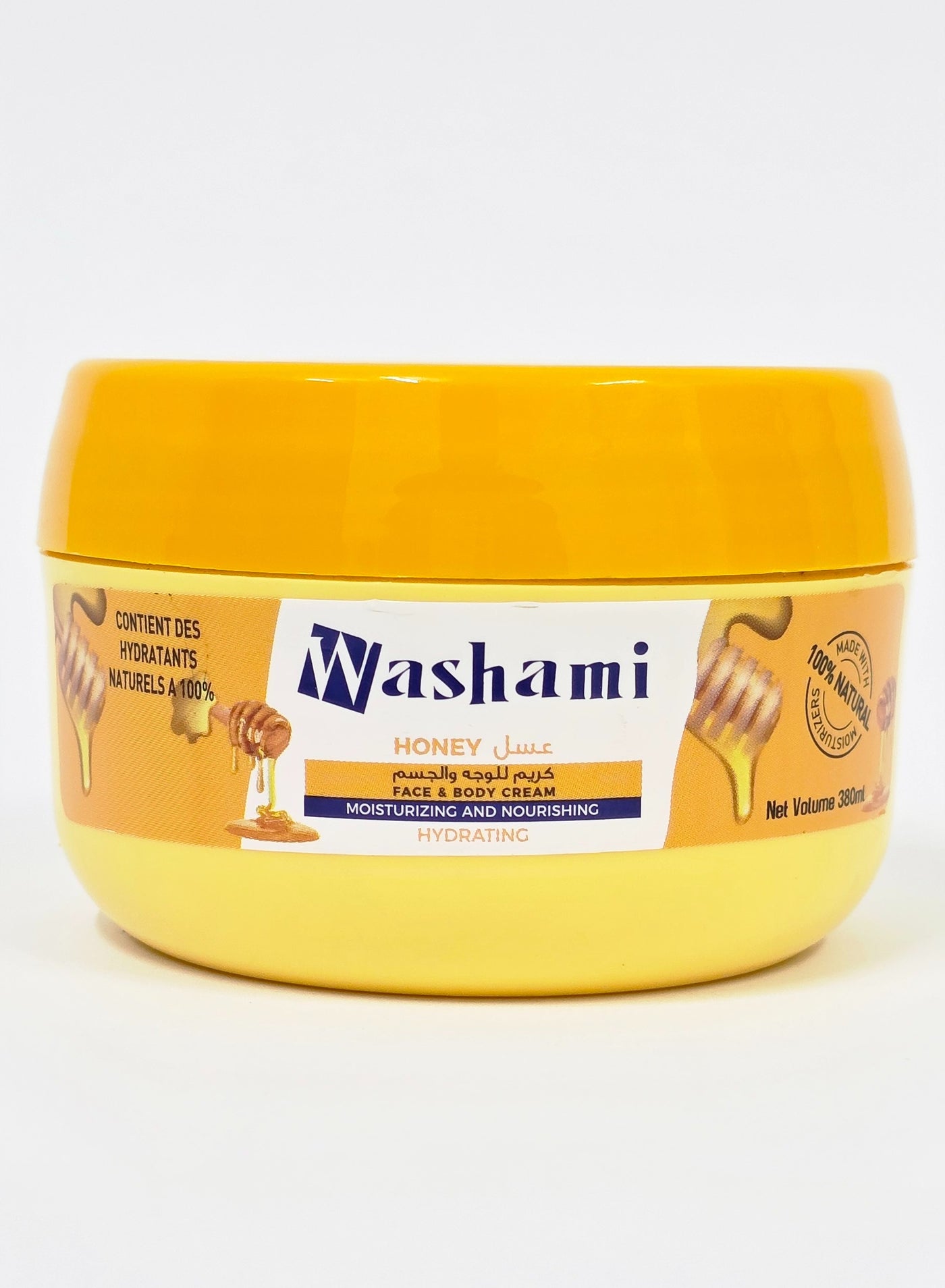 Honey Moisturizing Face & Body Cream – Nourishing, Hydrating, 100% Natural Moisturizers, 380gm