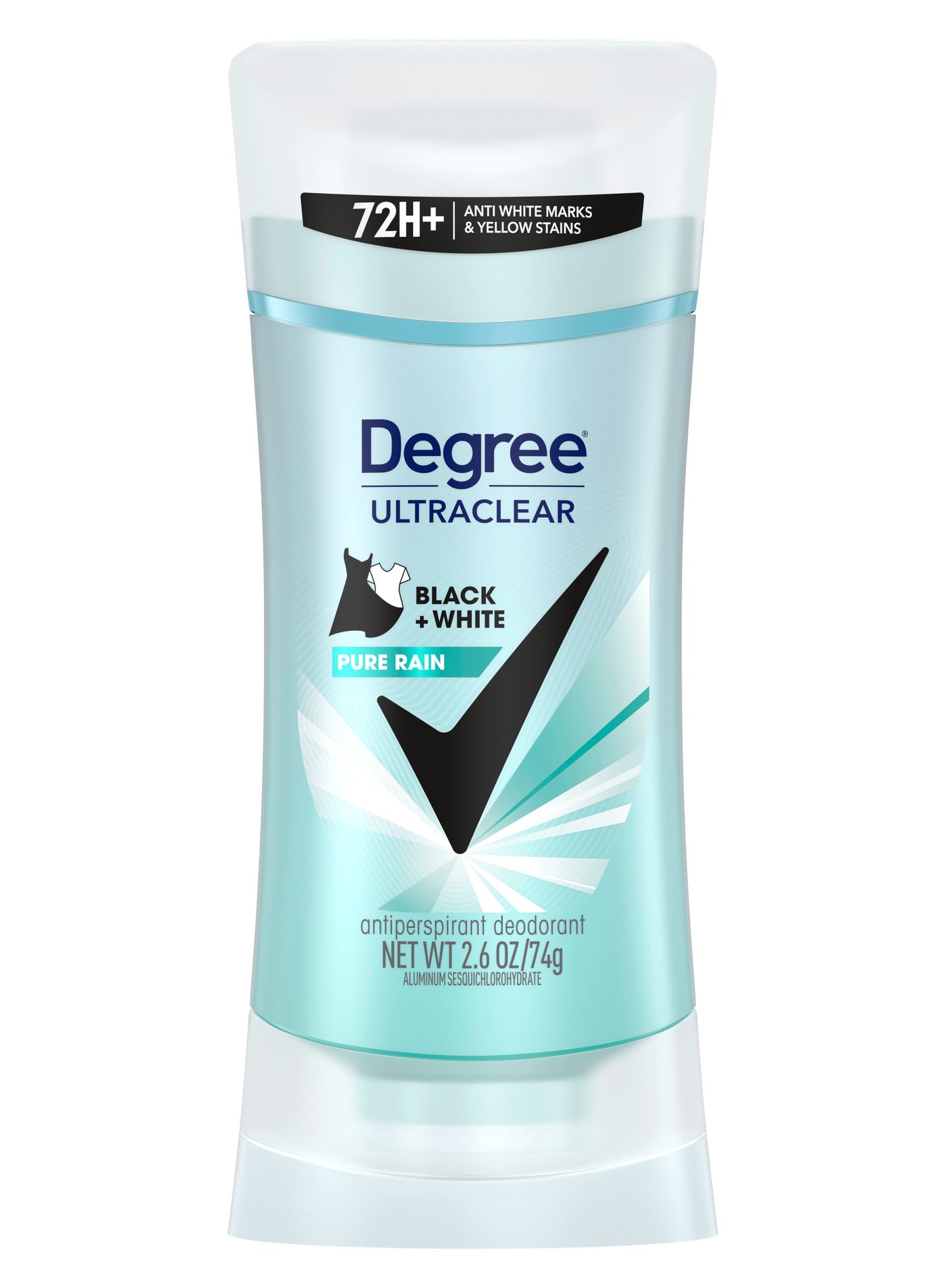 Women UltraClear Antiperspirant Deodorant Black+White Pure Rain 74 g