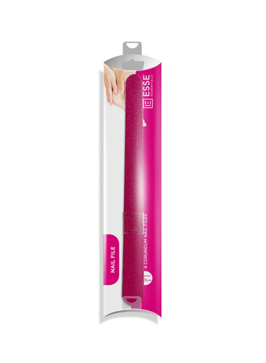 Essentialz 4 Corundum Nail Files 12.5 Cm