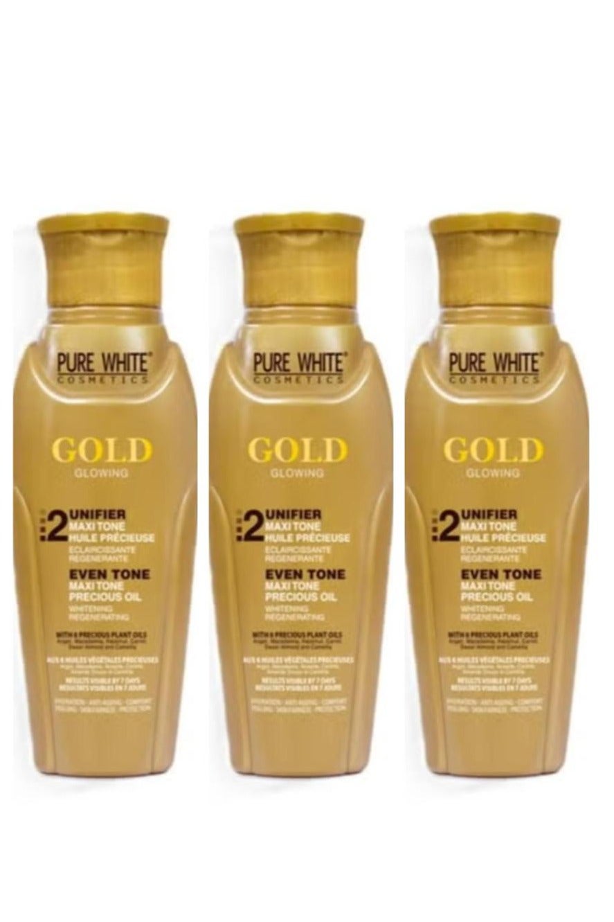 Gold Glowing Lightening Oil 50 ml 3 pcs
