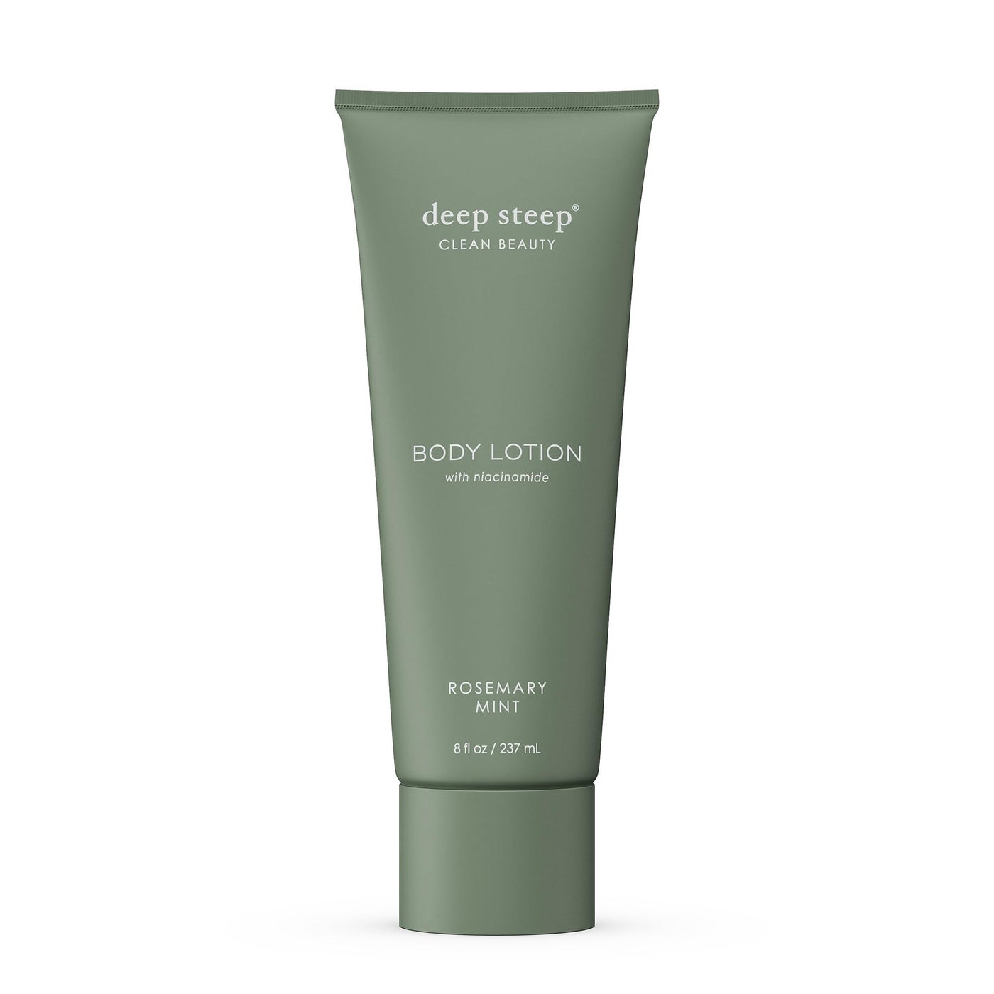 Deep Steep Body Lotion, Rosemary Mint, 8 oz â€“ Moisturizer with Coconut Oil, Shea Butter, Argan Oil, Aloe Vera & Niacinamide â€“ Vegan, Clean Beauty, Daily Skin Hydration
