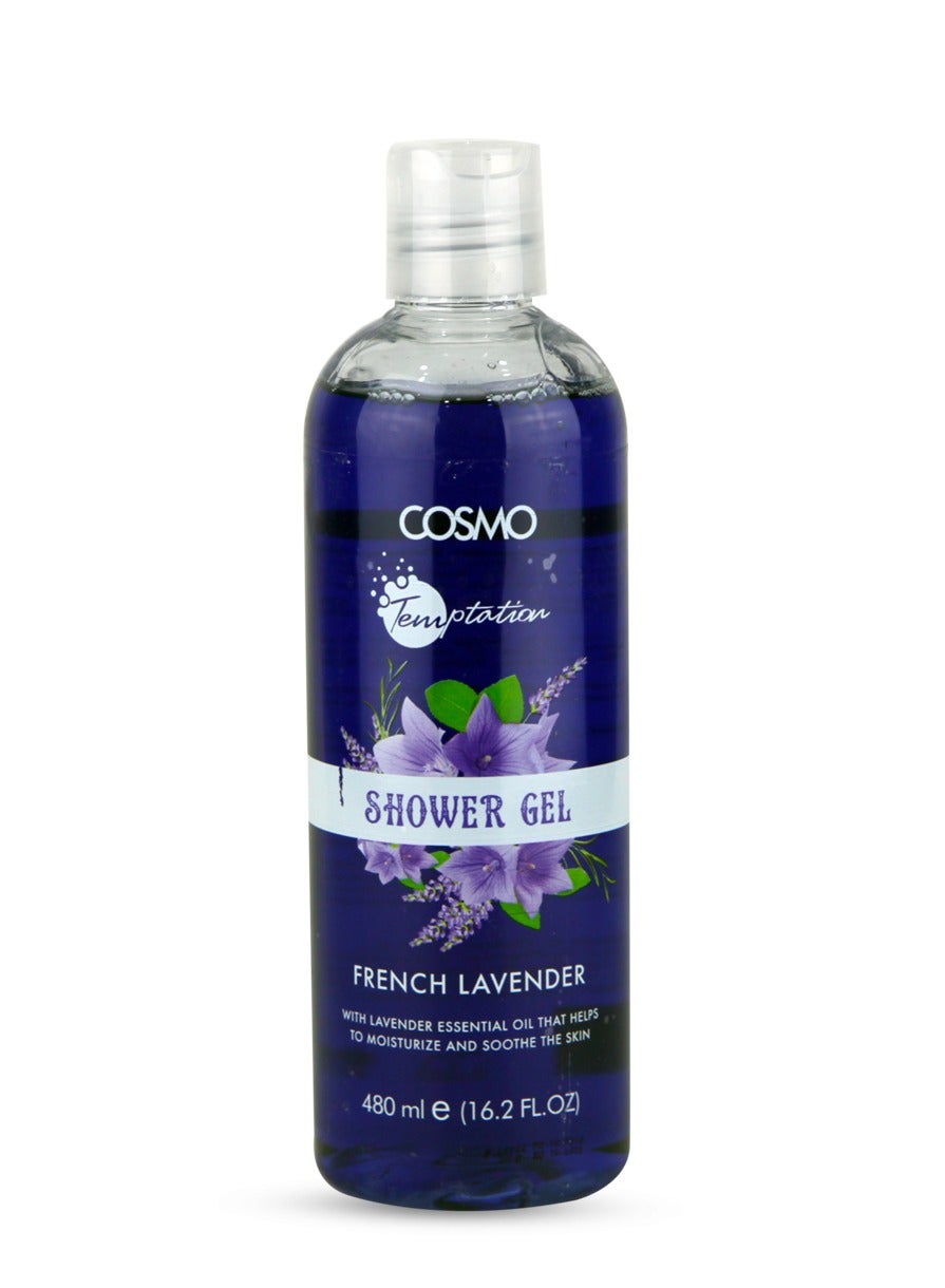 Cosmo Temptation French Lavender Gel With Lavender 480ml for Men and Women