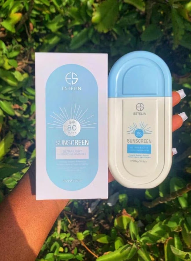 Ultra Light Hydrating Invisible Sunscreen SPF 80, 100g