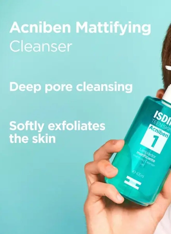 Acniben Mattifying Cleanser Gel [400Ml] – Deep Purifying Face Wash With Zincamide To Balance Oil Without Drying The Skin - image 2