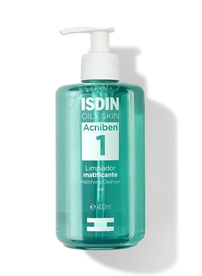 Acniben Mattifying Cleanser Gel [400Ml] – Deep Purifying Face Wash With Zincamide To Balance Oil Without Drying The Skin