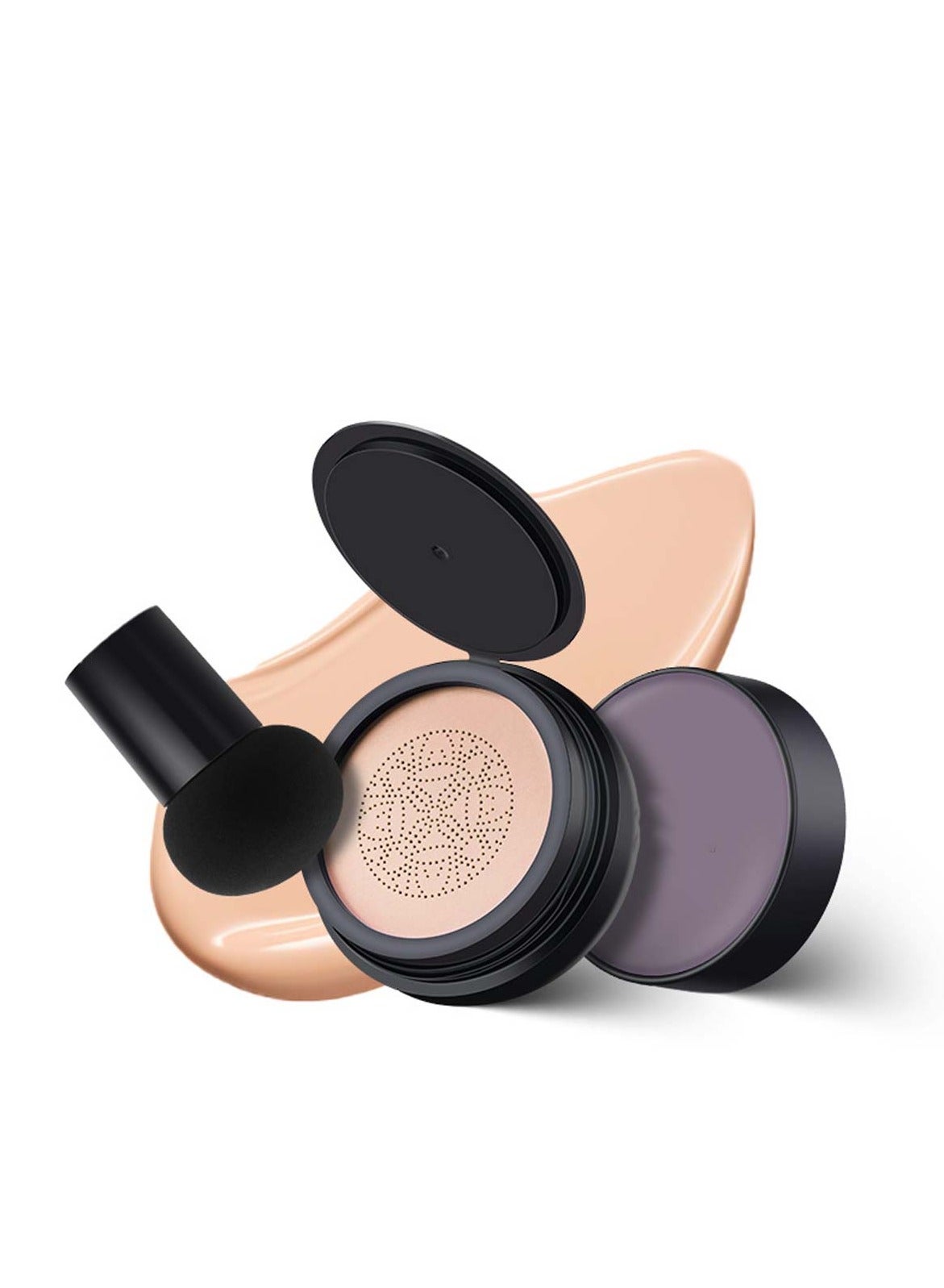 Air Cushion CC Cream Ivory Shade Natural Finish with Concealer & Puff