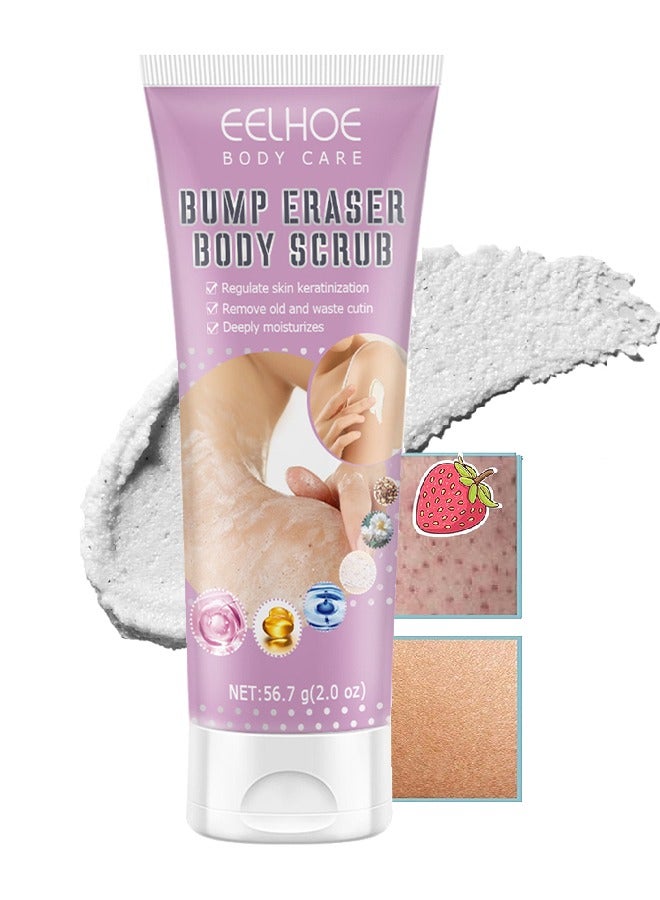 Bump Eraser Body Scrub,KP Bump Eraser Body Scrub Exfoliant for Keratosis Pilaris with 10% AHA  (56.9g/2.0oz)