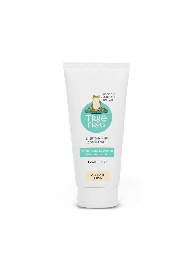 Everyday Hair Conditioner To Smoothen Hair And Fight Frizz With White Lotus Flower Extract And Avocado Butte For All Hair Types - 150 Ml,1 Count