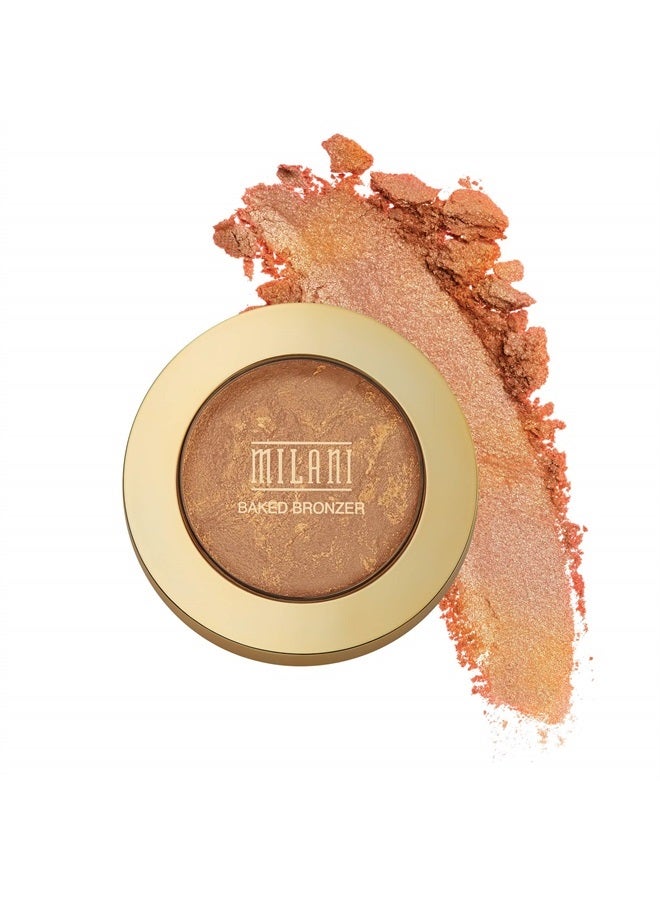 Baked Bronzer - Soleil, Cruelty-Free Shimmer Bronzing Powder to Use For Contour Makeup, Highlighters Makeup, Bronzer Makeup, 0.25 Ounce