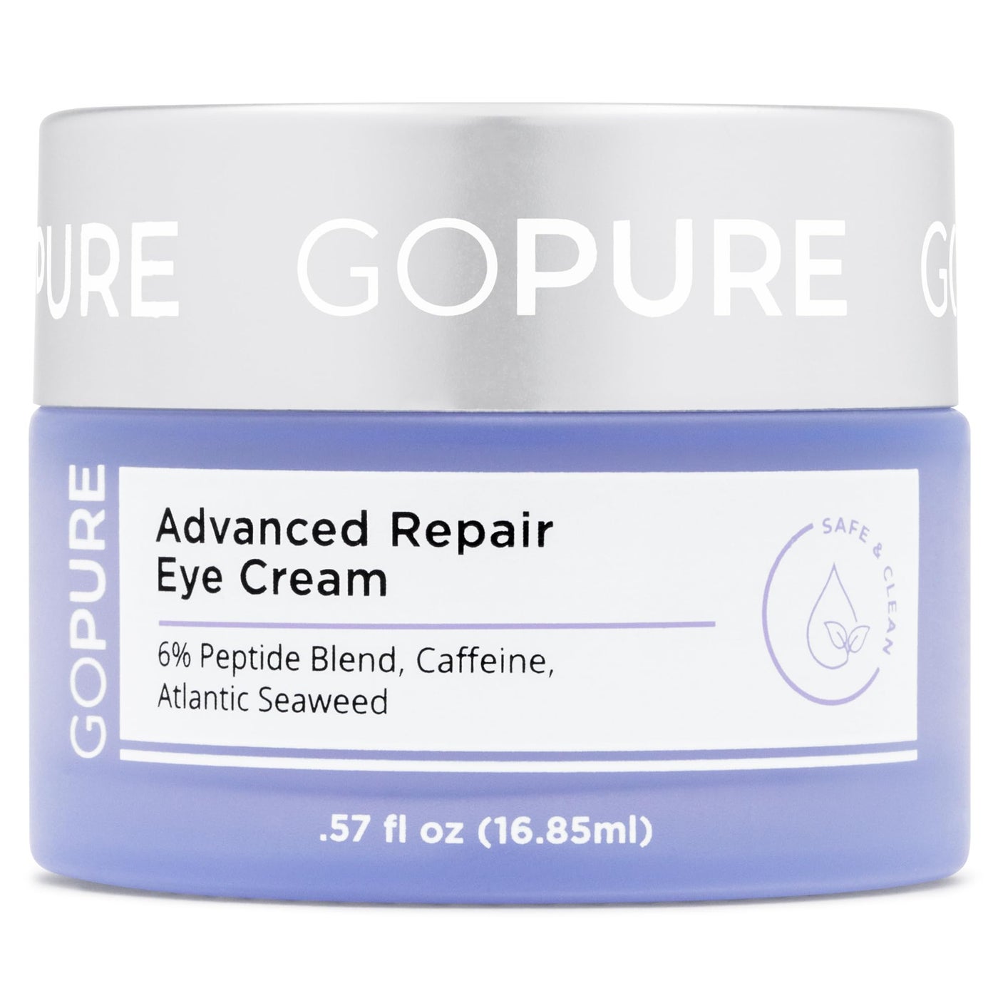 goPure Advanced Repair Eye Cream - Under Eye Cream for Puffiness, Bags, and Dark Circles, Visibly Improve the Look of Fine Lines, Wrinkles, and Crows Feet - 0.57 fl oz