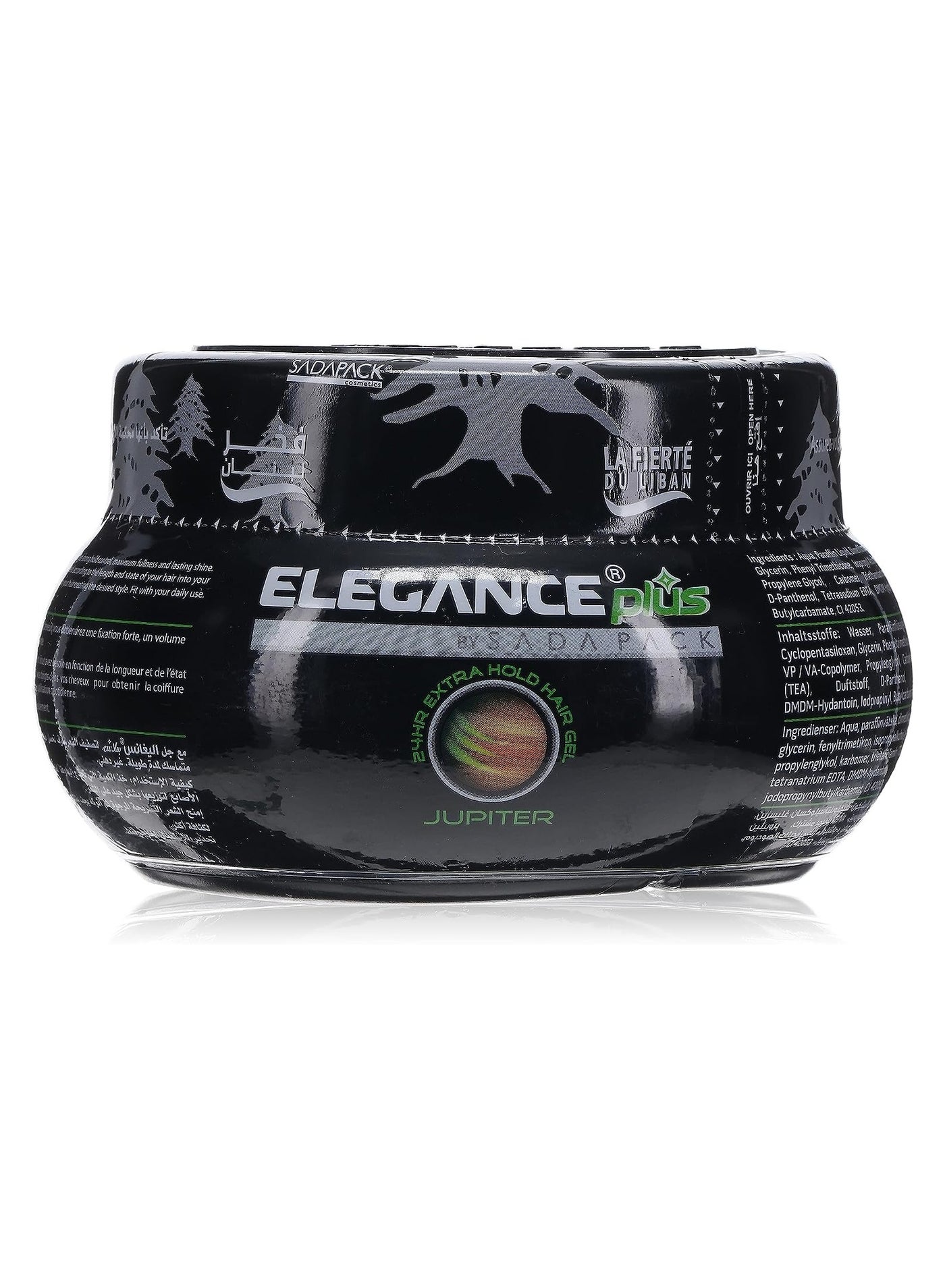 Elegance-Plus Hair Gel - Jupitor, 500ml | Firm Hold, Non-Sticky, Easy to Wash, Long-Lasting Shine