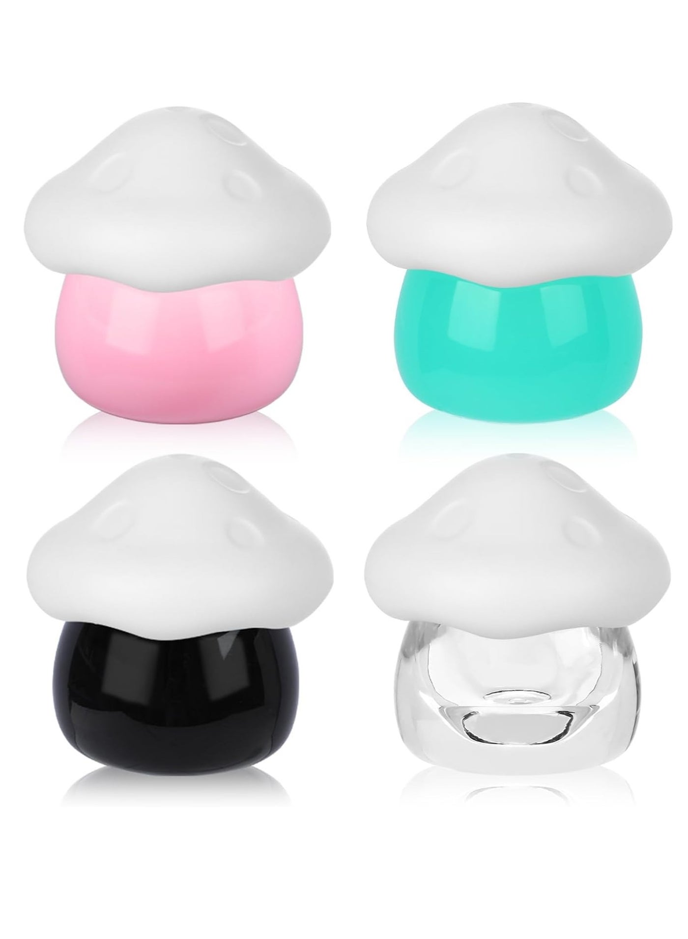 Cosmetic Jars, 8 Pcs 0.5 oz Plastic Cosmetic Jars, Leak Proof Plastic Cosmetic Container Jars for Travel Storage Make Up, Eye Shadow, Nails, Powder, Lotion, Jewelry, Candy, Craft