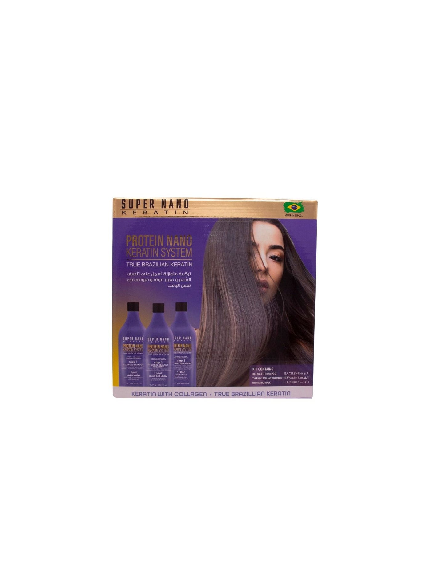 Protein Nano Keratin System 3x1L
