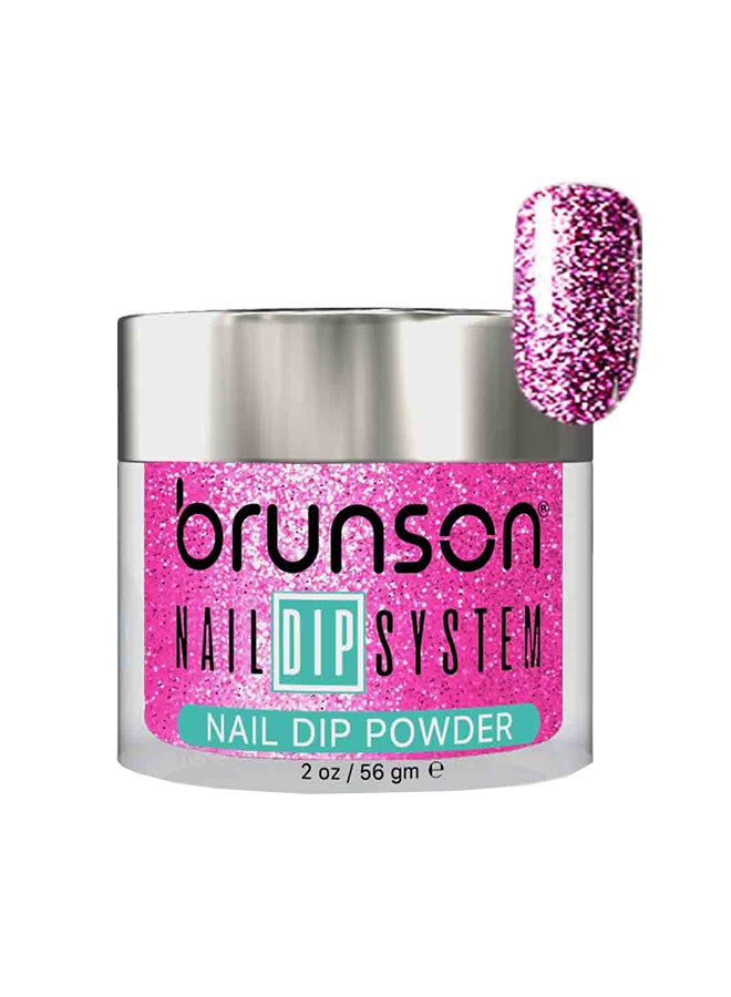 Nail Dip Powder Dip And Buff System Color 56gm, French Nail Art Starter Manicure Salon DIY At Home Odor Free And Long Lasting No Needed Nail Lamp Curing DBK117