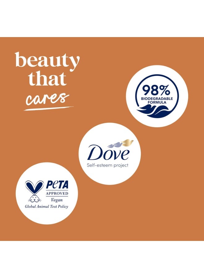 Dove Body Wash with Pump Pamper Shea Butter & Vanilla for 24hr Lotion-Soft Skin Moisturizing Skin Cleanser with No Sulfates No Parabens 30.6 oz