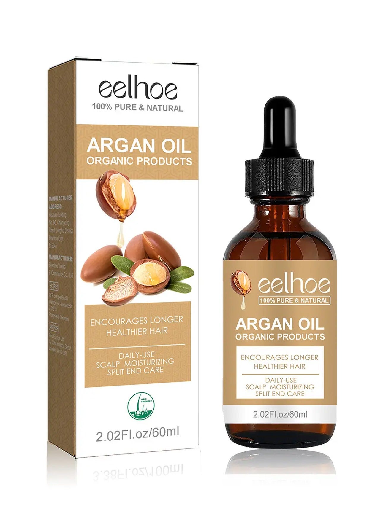 Argan Oil Hair Conditioner Anti-Hair Fall and Hair Strengthening Soften Hair Ends Nourishing Massage Scalp Care