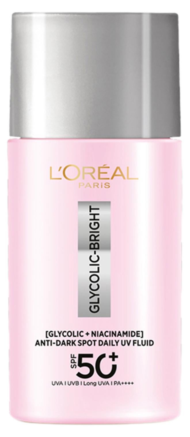 Glycolicbright Uv Fluid Spf 50+ Pa++++ Anti-Dark Spot Sunscreen With Glycolic Acid + Niacinamide, Reduce Dark Spots 50 Ml