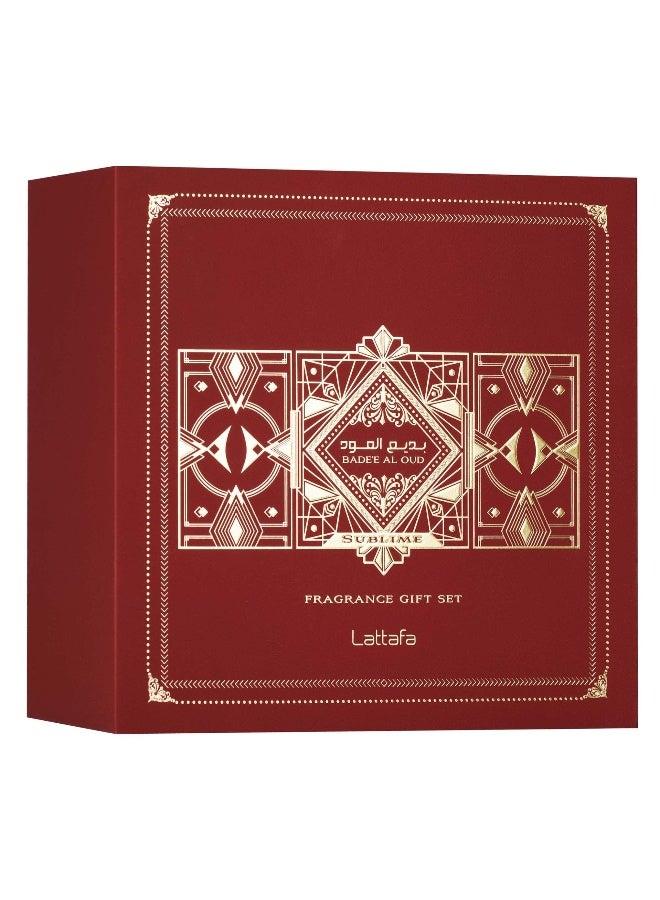 Bade'e Al Oud Sublime Gift Set EDP 100ml + EDP 12ml + Hairmist 50ml - image 2