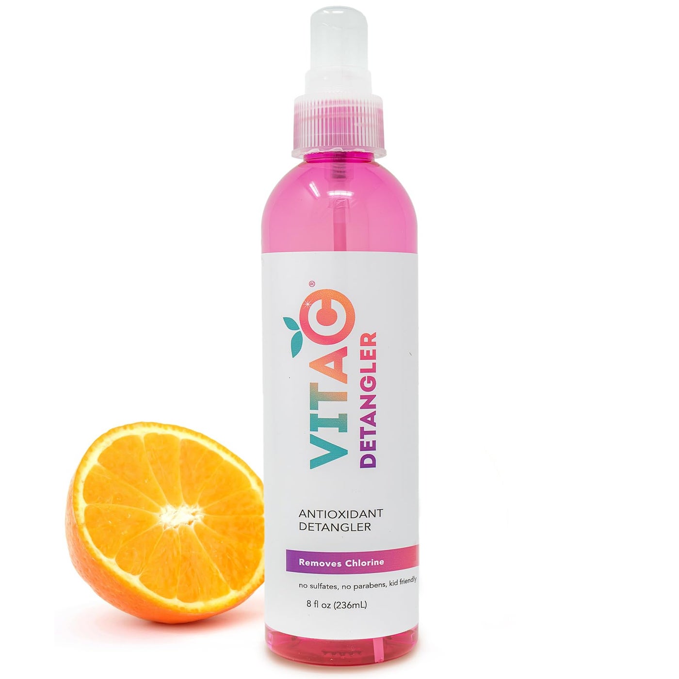 Vita C After Swim Swimmers Post-Swim Spray, Chlorine Eliminator to Condition & Detangle your Hair, Patented Vitamin C Enriched Antioxidant Formula - 8 Fl Oz