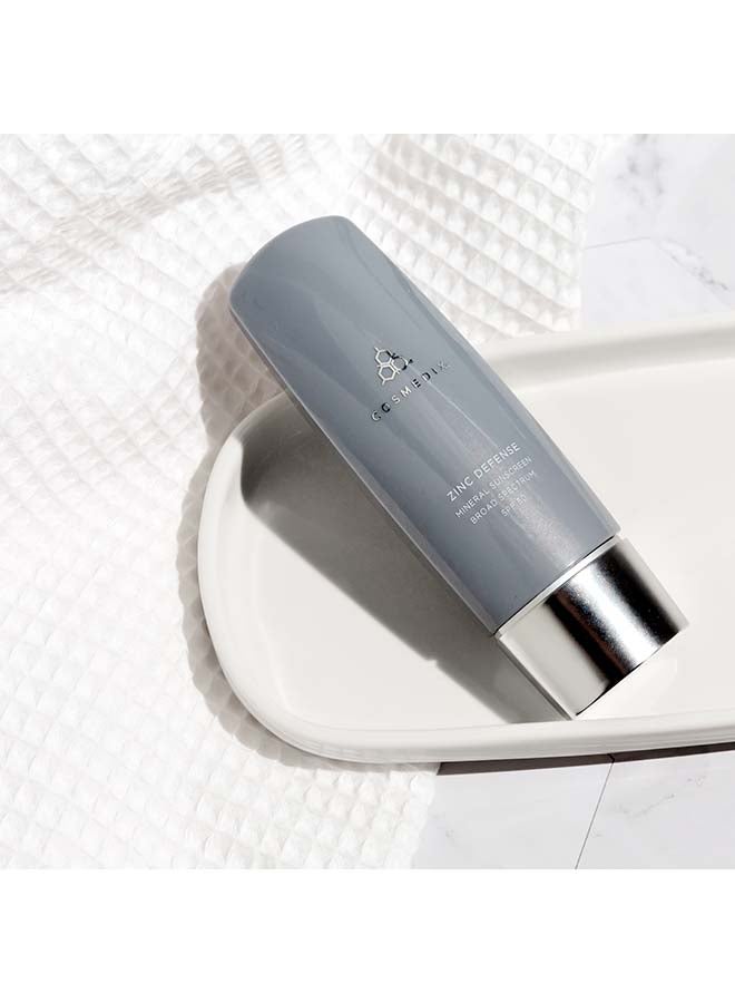Zinc Defense Mineral Sunscreen Broad Spectrum SPF 50 UVA And UVB Protection | For All Skin Types 60ml - image 3